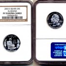 Silver 2003 S Alabama State 25ct * NGC PF 70 UCAM FREE SHIPPING