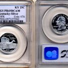 Silver PQ 2001-S Kentucky 25ct PCGS PR69 DEEP CAMEO * FREE SHIPPING