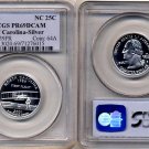 PCGS PR69DCAM 2001-S SILVER North Carolina State Quarter * Free Shipping *