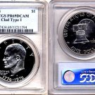 Semi Key Coin 1976-S Clad Type 1 PCGS PR69DCAM * Free Shipping *