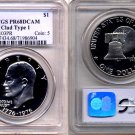 Semi Key Coin 1976-S Clad Type 1 PCGS PR68DCAM * Free Shipping *