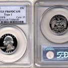 1981-S TYPE 1 Washington 25ct PCGS CERTIFIED PROOF 69 DEEP CAMEO * FREE SHIPPING *