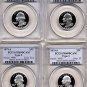 1979 and 1981 Washington 25ct TYPE 1 & 2 Set (4 coins)