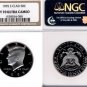 1995-S CLAD Proof Kennedy Half NGC PF 70 ULTRA CAMEO