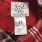 Carter&acirc;��s Holiday Christmas Dress Plaid Red Black 12 Months Formal Party Girl