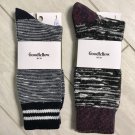 Lot Of 2 - NEW Goodfellow Co Thermal Crew Boot Socks (7-12) Hiking Skiing Winter
