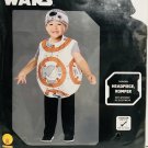 Star Wars BB-8 Kids Costume Toddler Size 2T 3T New Disney Halloween Cosplay BB8