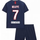 Kylian MBAPPE #7 PSG Paris Saint Germain Home Boys 2019-2020 Kids Soccer Jersey