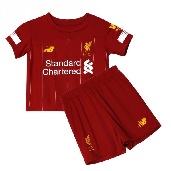 Mohamed SALAH #11 Liverpool Home Boys 2019-2020 Kids Soccer Jersey