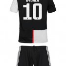 Paulo DYBALA #10 Juventus Home Boys 2019-2020 Kids Soccer Jersey