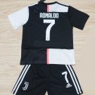 Cristiano RONALDO #7 Juventus Home Boys 2019-2020 Kids Soccer Jersey