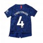 Andreas CHRISTENSEN #4 Chelsea Home Boys 2019-2020 Kids Soccer Jersey Kit