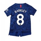 Ross BARKLEY #8 Chelsea Home Boys 2019-2020 Kids Soccer Jersey Kit