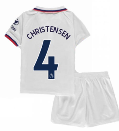 Andreas CHRISTENSEN #4 Chelsea Away Boys 2019-2020 Kids Soccer Jersey Kit