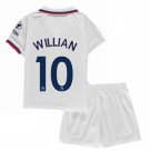 WILLIAN #10 Chelsea Away Boys 2019-2020 Kids Soccer Jersey Kit