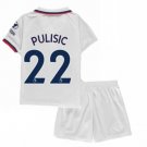 Christian PULISIC #22 Chelsea Away Boys 2019-2020 Kids Soccer Jersey Kit