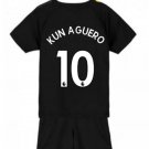 Sergio KUN AGUERO #10 Manchester City Away Boys 2019-2020 Kids Soccer Jersey