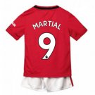 Anthony MARTIAL #9 Manchester United Home Boys 2019-2020 Kids Soccer Jersey