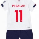 Mohamed SALAH #11 Liverpool Away Boys 2019-2020 Kids Soccer Jersey