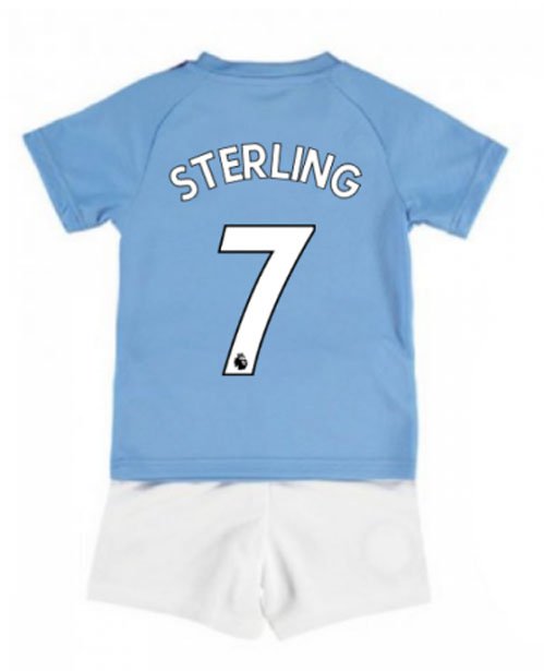Raheem STERLING #7 Manchester City Home Boys 2019-2020 Kids Soccer Jersey