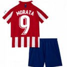Alvaro MORATA #9 Atletico Madrid Home Boys 2019-2020 Kids Soccer Jersey