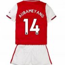 AUBAMEYANG #14 Arsenal Home Boys 2019-2020 Kids Soccer Jersey