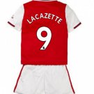 LACAZETTE #9 Arsenal Home Boys 2019-2020 Kids Soccer Jersey