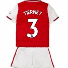 Kieran TIERNEY #3 Arsenal Home Boys 2019-2020 Kids Soccer Jersey