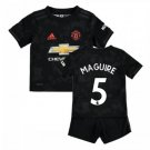 Harry MAGUIRE #5 Manchester United Third Boys 2019-2020 Kids Soccer Jersey Kit