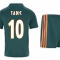 Dusan TADIC #10 Ajax Amsterdam Away Boys 2019-2020 Kids Soccer Jersey Kit