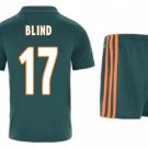 Daley BLIND #17 Ajax Amsterdam Boys 2019-2020 Kids Soccer Jersey Kit