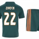 Hakim ZIYECH #22 Ajax Amsterdam Away Boys 2019-2020 Kids Soccer Jersey Kit