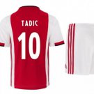Dusan TADIC #10 Ajax Amsterdam Home Boys 2019-2020 Kids Soccer Jersey Kit