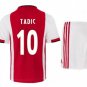 Dusan TADIC #10 Ajax Amsterdam Home Boys 2019-2020 Kids Soccer Jersey Kit