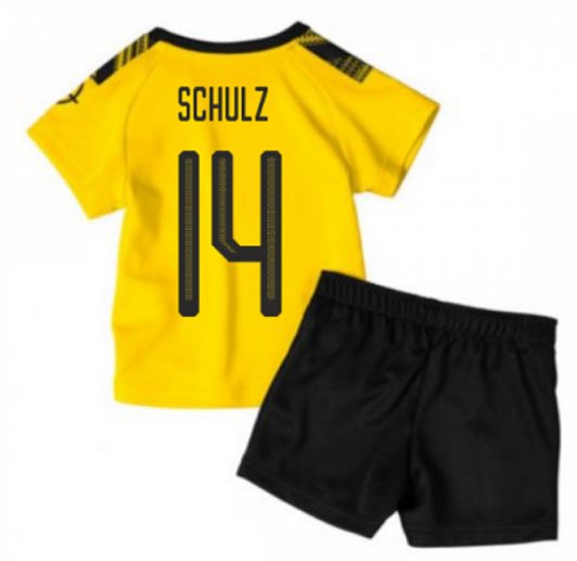 Nico SCHULZ #14 Borussia Dortmund Home Boys 2019-2020 Kids Soccer Jersey