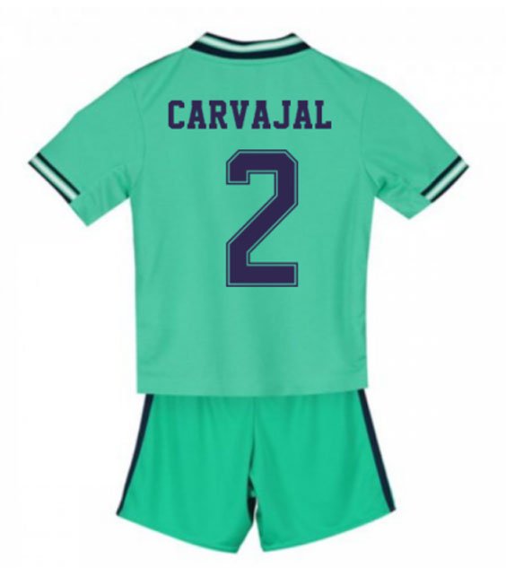 Dani CARVAJAL #2 Real Madrid Third Boys 2019-2020 Kids Soccer Jersey