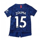 Kurt ZOUMA #15 Chelsea Home Boys 2019-2020 Kids Soccer Jersey Kit