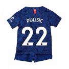 Christian PULISIC #22 Chelsea Home Boys 2019-2020 Kids Soccer Jersey Kit