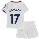 Mateo KOVACIC #17 Chelsea Away Boys 2019-2020 Kids Soccer Jersey Kit