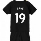 Leroy SANE #19 Manchester City Away Boys 2019-2020 Kids Soccer Jersey