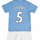 John STONES #5 Manchester City Home Boys 2019-2020 Kids Soccer Jersey