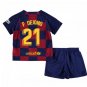 Frenkie DE JONG #21 Barcelona Home Boys 2019-2020 Kids Soccer Jersey
