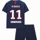Angel DI MARIA #11 PSG Paris Saint Germain Home Boys 2019-2020 Kids Soccer Jersey