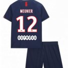 Thomas MEUNIER #12 PSG Paris Saint Germain Home Boys 2019-2020 Kids Soccer Jersey