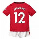 Chris SMALLING #12 Manchester United Home Boys 2019-2020 Kids Soccer Jersey