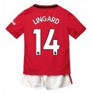 Jesse LINGARD #14 Manchester United Home Boys 2019-2020 Kids Soccer Jersey