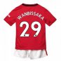 Aaron WAN BISSAKA #29 Manchester United Home Boys 2019-2020 Kids Soccer Jersey