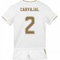 Dani CARVAJAL #2 Real Madrid Home Boys 2019-2020 Kids Soccer Jersey