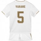 Raphael VARANE #5 Real Madrid Home Boys 2019-2020 Kids Soccer Jersey