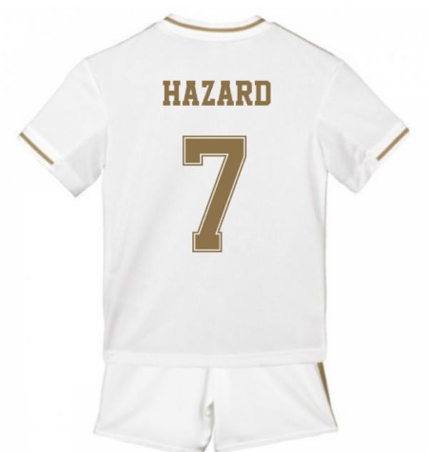 Eden HAZARD #7 Real Madrid Home Boys 2019-2020 Kids Soccer Jersey